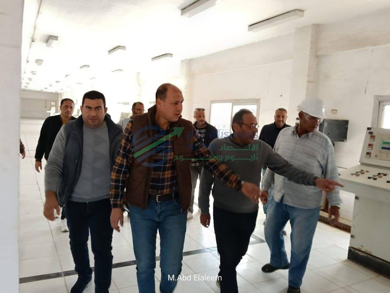 تامر جبر يتابع محطة تنقينة المياة وضمان استدامة التشغل بالمناطق الصناعية بالعبور - إيجي بيزنس 1 b0bcca - إيجي بيزنس